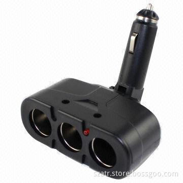 Automotive Three-way Socket Switch with Indicate Light